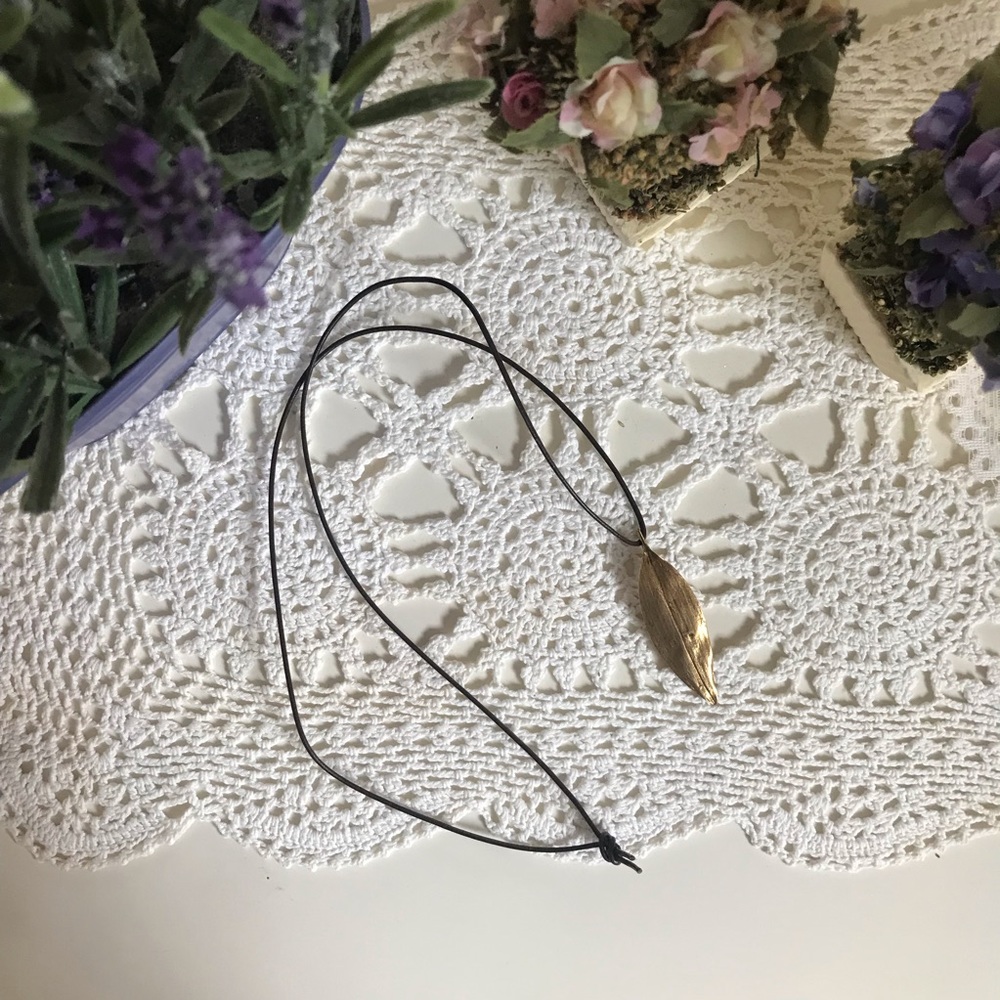 Long Feather Necklace